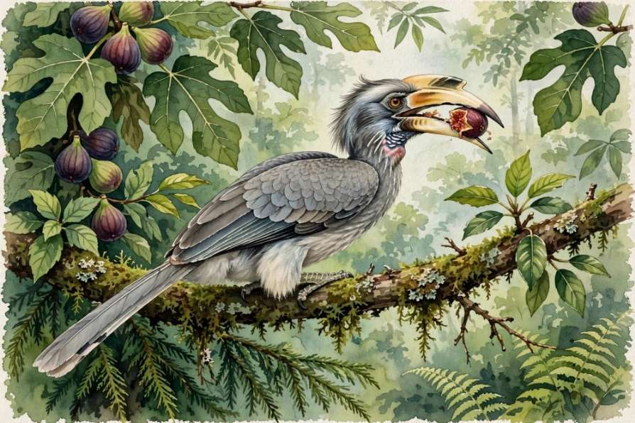 Malabar Grey Hornbill